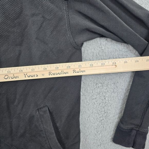 Lululemon Athletica Women's Mula Bundle Asymmetric Zip Black Jacket Size 10 - Picture 7 of 8